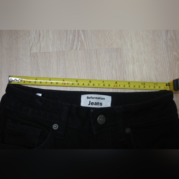 REFORMATION LIZAUltra High Rise Straight Jeans 26 - Picture 7 of 16